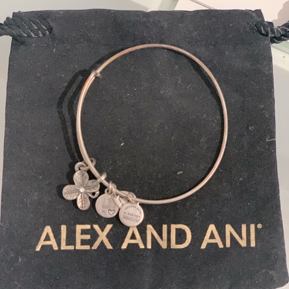 Alex and Ani Clover Bracelet